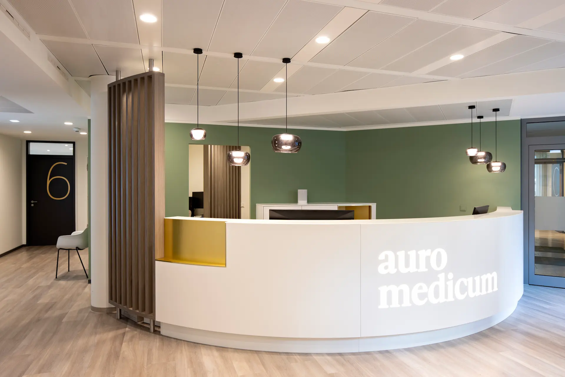 Empfangsbereich einer Arztpraxis